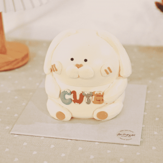 3D - White Bunny